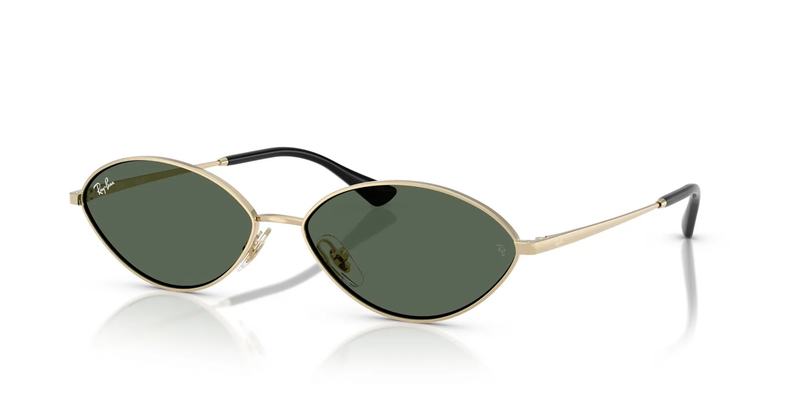 Ray-Ban Kai 3757 Sunglasses - Pale Gold - view 38